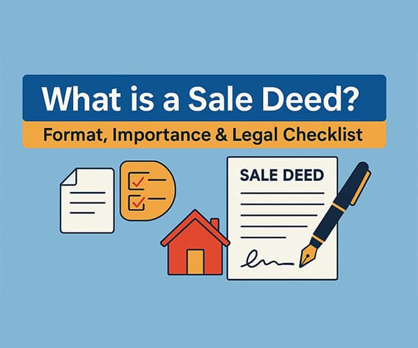 What is a Sale Deed? Format, Importance & Legal Checklist | Full Legal Guide