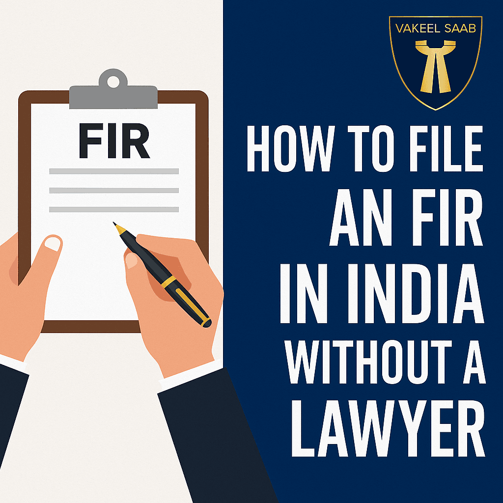 What is an FIR? How to File an FIR in India Without a Lawyer | Full Legal Guide